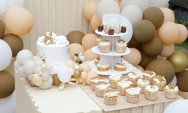 Gender-Neutral Color Palette baby shower idea