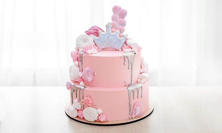 Princess Baby Shower Cake