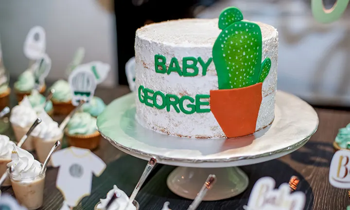 Southwestern Baby Shower Cake