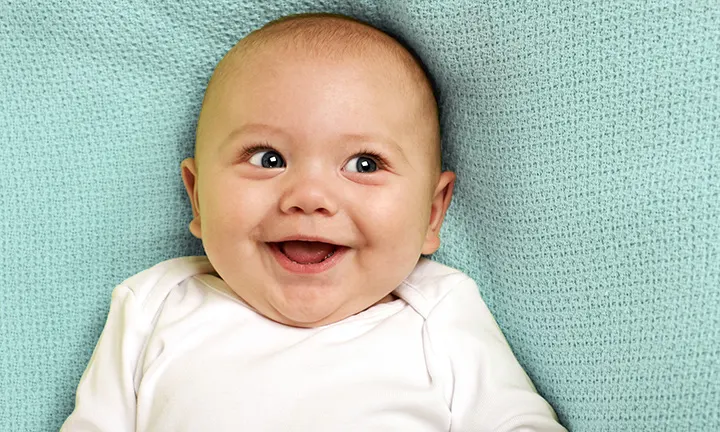 Smiling baby – Unique Boy Names